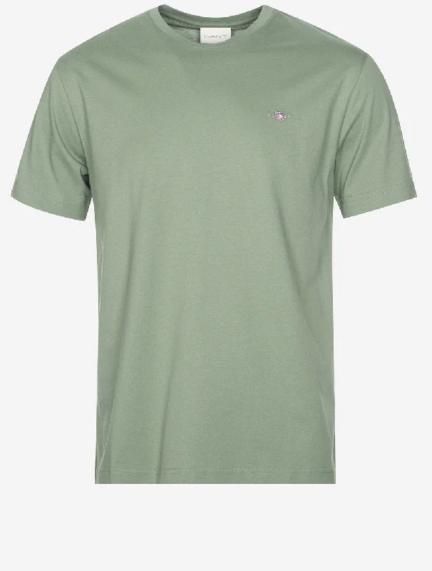Men's moisture - wicking athletic t - shirts for intense workoutsRegular Shield Short Sleeve T-Shirt Dry Green Men's moisture - wicking athletic t - shirts for intense workoutsRegular Shield Short Sleeve T-Shirt Dry Green