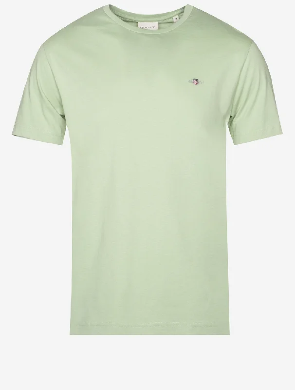 Men's lightweight performance t - shirts for running marathonsRegular Shield Short Sleeve T-Shirt Milky Matcha Men's lightweight performance t - shirts for running marathonsRegular Shield Short Sleeve T-Shirt Milky Matcha