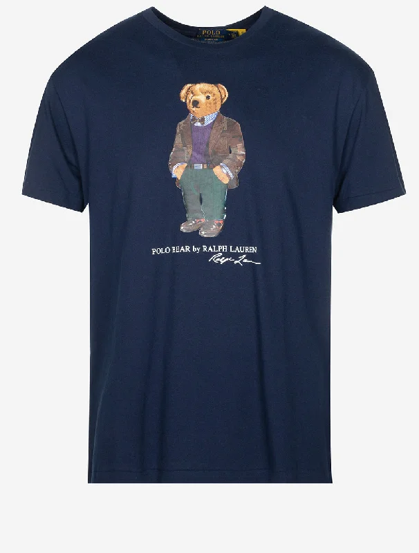 Men's moisture - wicking athletic t - shirts for intense workoutsClassic Fit Polo Bear Jersey T-Shirt Navy Men's moisture - wicking athletic t - shirts for intense workoutsClassic Fit Polo Bear Jersey T-Shirt Navy