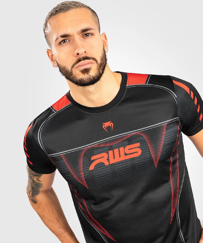 Men's smart - casual checkered t - shirts for semi - formal occasionsRWS x Venum Dry Tech T-Shirt - Black Men's smart - casual checkered t - shirts for semi - formal occasionsRWS x Venum Dry Tech T-Shirt - Black