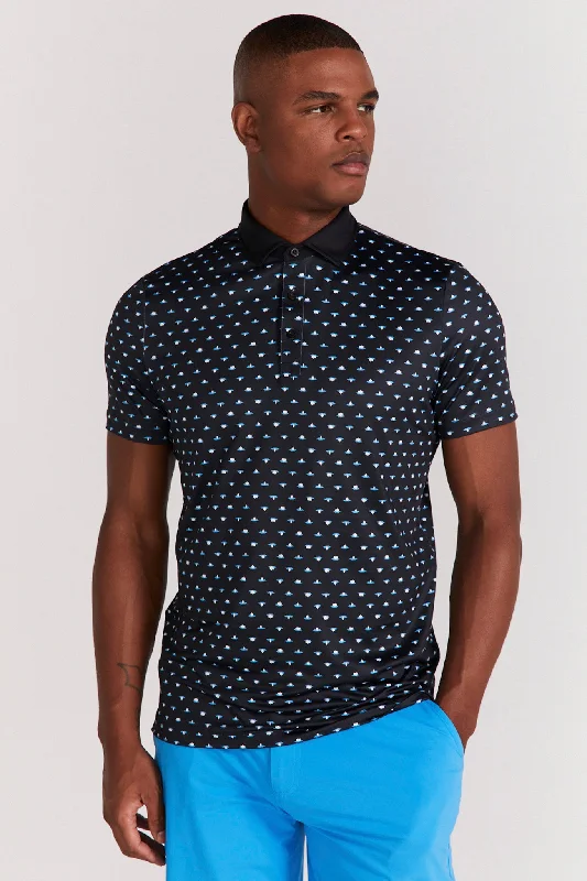 Men's vintage - inspired retro polo shirts with unique patternsRyder Polo in Tuxedo