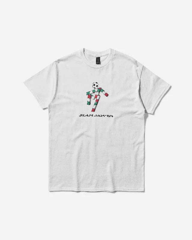 Men's slim - fit graphic t - shirts with vintage rock band printsMen's Italia '90 "Ciao" Mascotte T-Shirt White Men's slim - fit graphic t - shirts with vintage rock band printsMen's Italia '90 "Ciao" Mascotte T-Shirt White