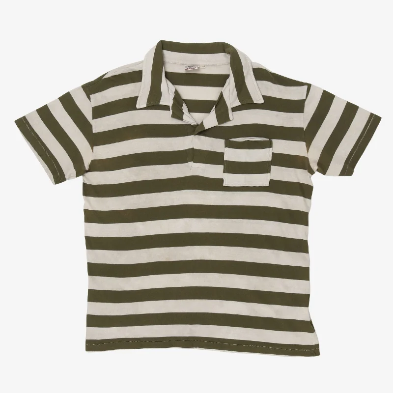 Men's jacquard woven polo shirts with intricate designsSS Open Collar Polo Shirt