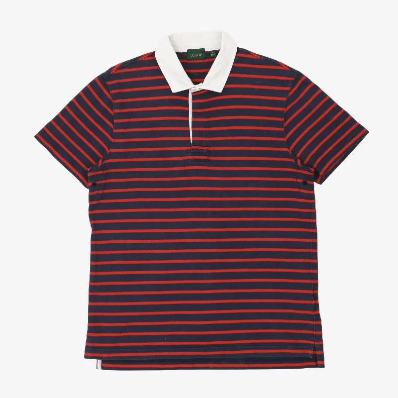 Men's lightweight performance polo shirts for tennis matchesStriped SS Rugby Shirt