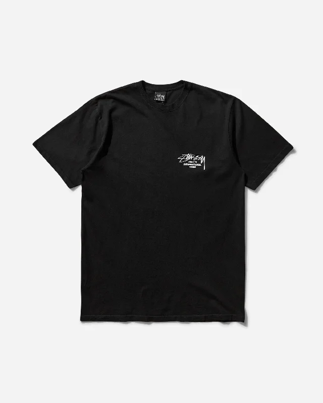 Men's button - front t - shirts with a unique artistic printMen's Beat Sounds Pigment Dyed T-Shirt Black Men's button - front t - shirts with a unique artistic printMen's Beat Sounds Pigment Dyed T-Shirt Black