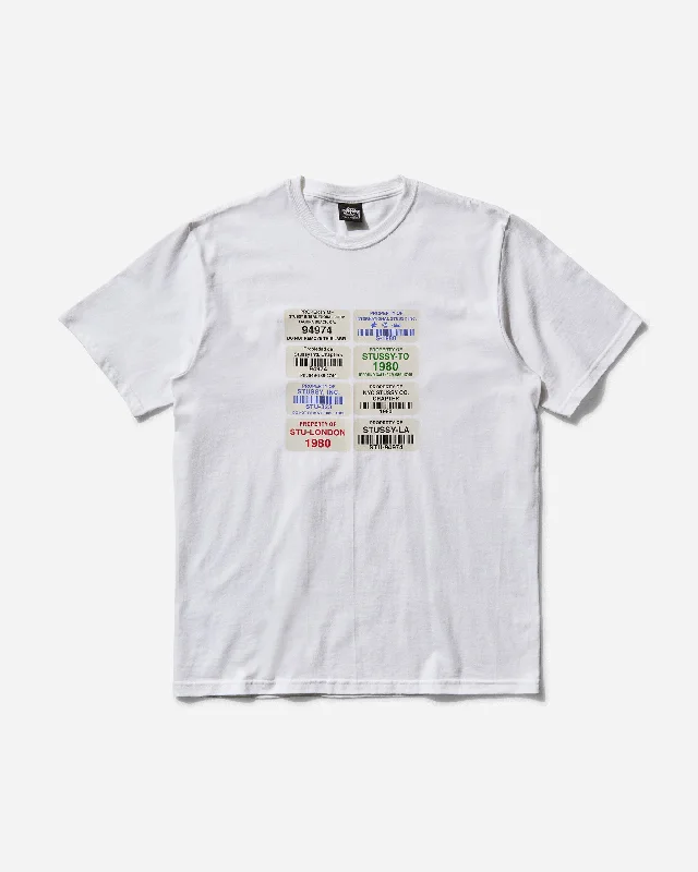Men's polo t - shirts with a contrast collar for a preppy lookMen's Codes T-Shirt White Men's polo t - shirts with a contrast collar for a preppy lookMen's Codes T-Shirt White