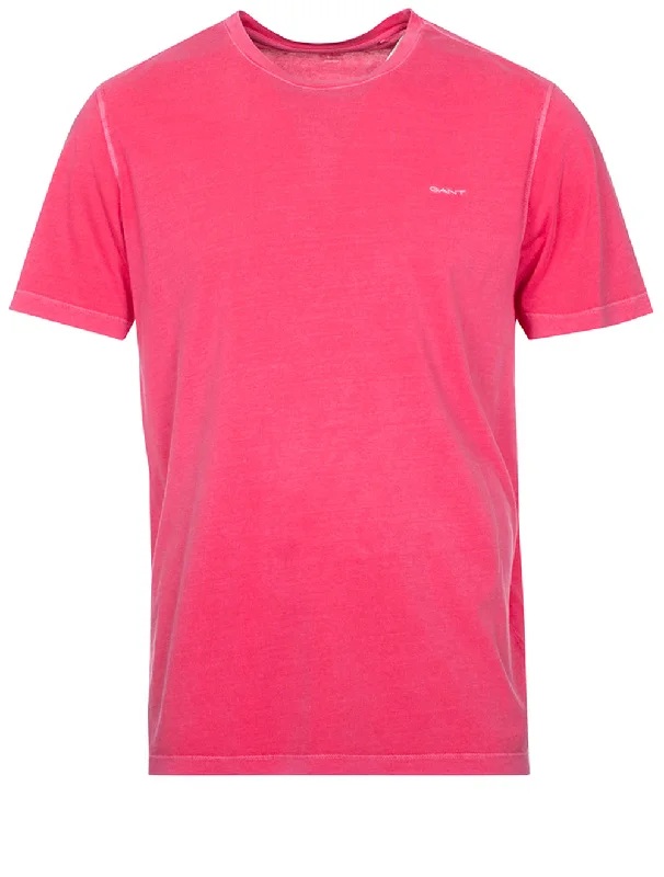 Men's button - front t - shirts with a unique artistic printSunaded Short Sleeve T-Shirt Magenta Pink Men's button - front t - shirts with a unique artistic printSunaded Short Sleeve T-Shirt Magenta Pink