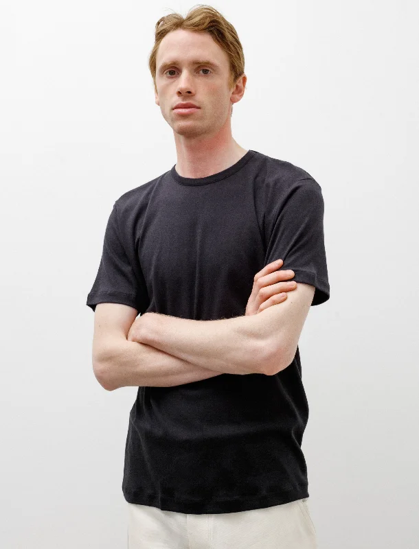 Men's thermal t - shirts with a high - neck design for cold weatherSea Island T-Shirt Black Men's thermal t - shirts with a high - neck design for cold weatherSea Island T-Shirt Black