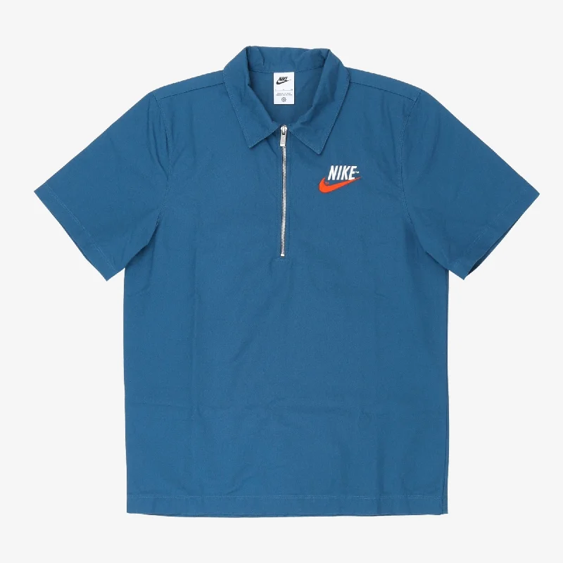 Men's jacquard woven polo shirts with intricate designsTrend Zip Polo