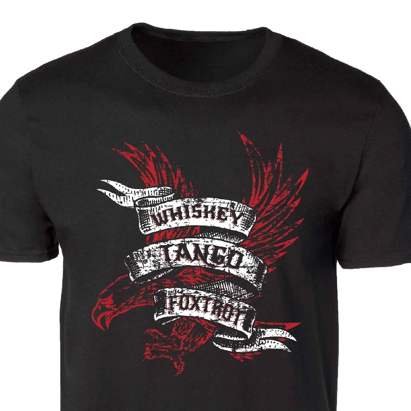 Men's plus - size pocket t - shirts with a classic lookWhiskey Tango Foxtrot T-shirt Men's plus - size pocket t - shirts with a classic lookWhiskey Tango Foxtrot T-shirt