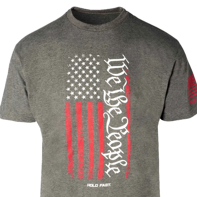 Men's UV - protection t - shirts for outdoor activities in the sunWe The People Flag T-shirt Men's UV - protection t - shirts for outdoor activities in the sunWe The People Flag T-shirt