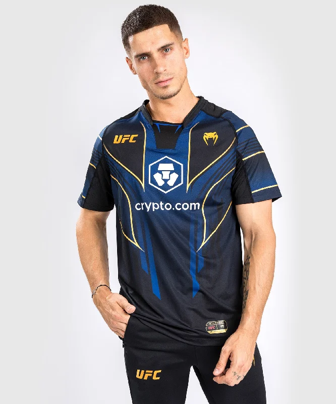 Men's plus - size pocket t - shirts with a classic lookUFC AUTHENTIC FIGHT NIGHT 2.0 KIT BY VENUM MEN'S WALKOUT JERSEY - Midnight Edition - Champion Men's plus - size pocket t - shirts with a classic lookUFC AUTHENTIC FIGHT NIGHT 2.0 KIT BY VENUM MEN'S WALKOUT JERSEY - Midnight Edition - Champion