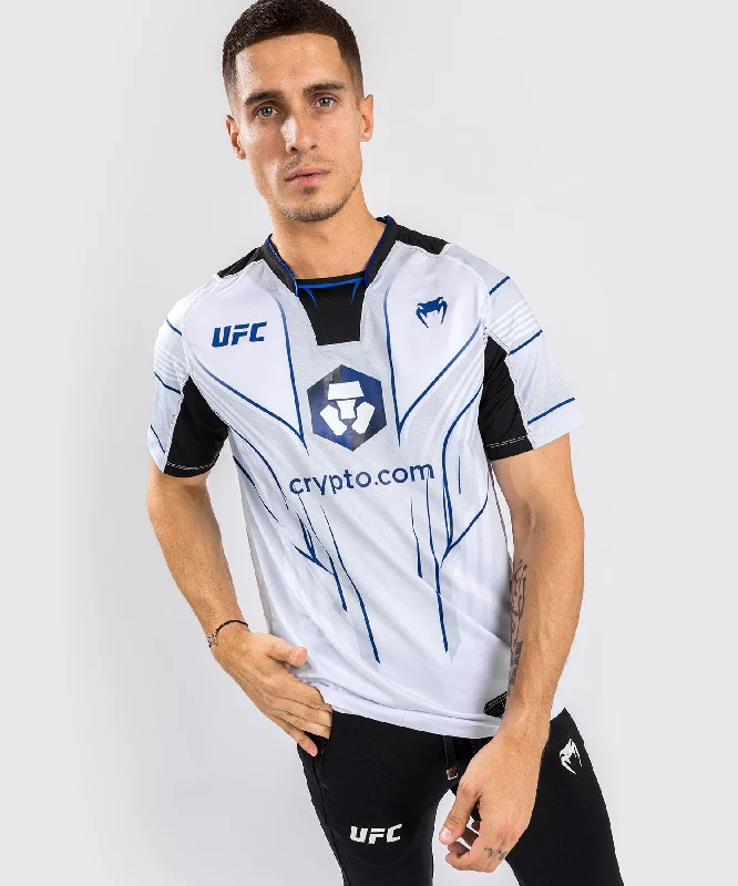 Men's antimicrobial t - shirts for odor - free freshness during travelUFC Venum Authentic Fight Night 2.0 Kit by Venum Men's Walkout Jersey - Midnight Edition - Ice Men's antimicrobial t - shirts for odor - free freshness during travelUFC Venum Authentic Fight Night 2.0 Kit by Venum Men's Walkout Jersey - Midnight Edition - Ice
