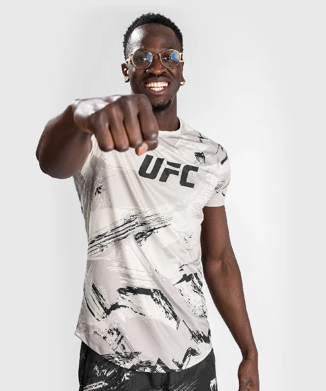 Men's organic cotton crew - neck t - shirts for everyday comfortUFC Venum Authentic Fight Week 2.0 Men's Dry Tech T-shirt - Sand Men's organic cotton crew - neck t - shirts for everyday comfortUFC Venum Authentic Fight Week 2.0 Men's Dry Tech T-shirt - Sand