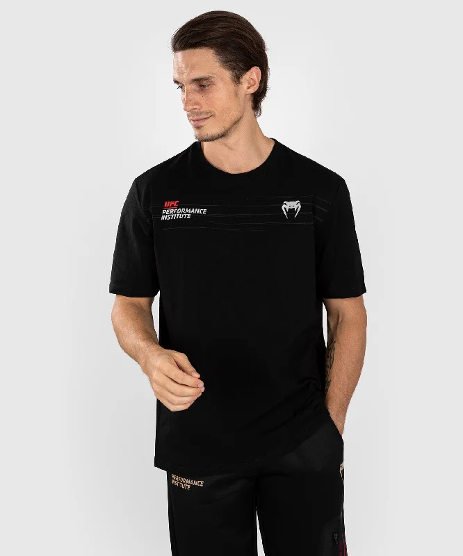 Men's antimicrobial t - shirts for odor - free freshness during travelUFC Venum Performance Institute 2.0 Men’s T-Shirt - Black/Red Men's antimicrobial t - shirts for odor - free freshness during travelUFC Venum Performance Institute 2.0 Men’s T-Shirt - Black/Red