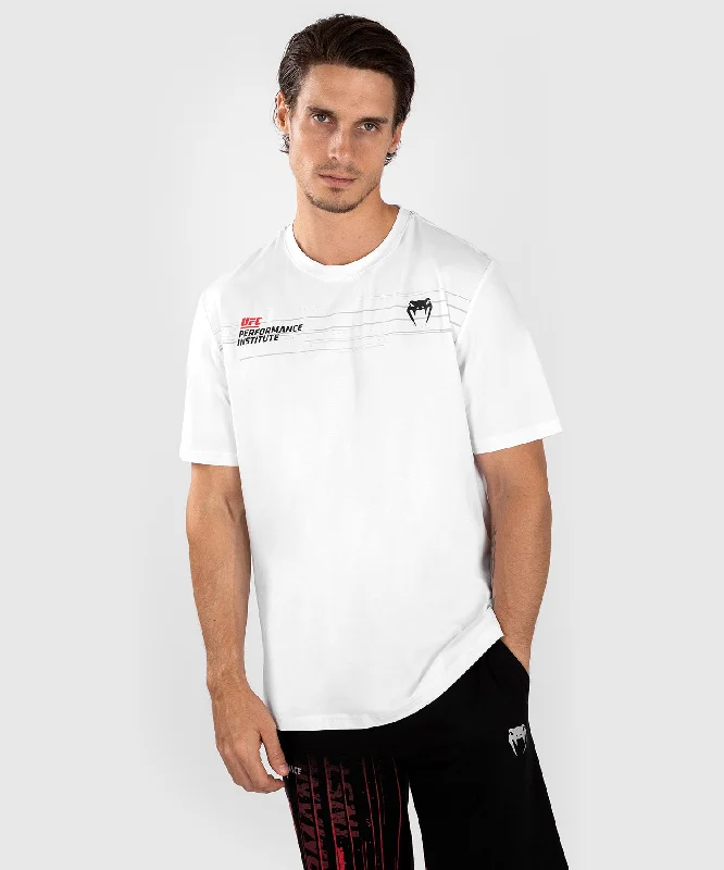 Men's antimicrobial t - shirts for odor - free freshness during travelUFC Venum Performance Institute 2.0 Men’s T-Shirt - White Men's antimicrobial t - shirts for odor - free freshness during travelUFC Venum Performance Institute 2.0 Men’s T-Shirt - White