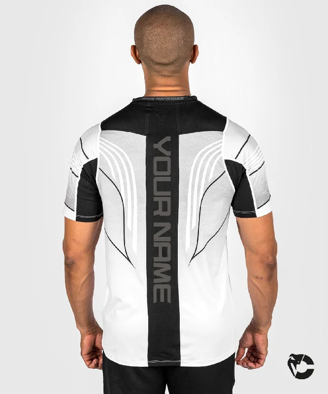 Men's thermal t - shirts with a high - neck design for cold weatherUFC Venum Personalized Authentic Fight Night 2.0 Men's Walkout Jersey - White Men's thermal t - shirts with a high - neck design for cold weatherUFC Venum Personalized Authentic Fight Night 2.0 Men's Walkout Jersey - White