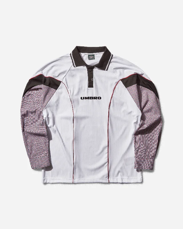 Men's long - sleeve henley t - shirts with button - down placketsMen's Gingham Cut Up Polo White Men's long - sleeve henley t - shirts with button - down placketsMen's Gingham Cut Up Polo White