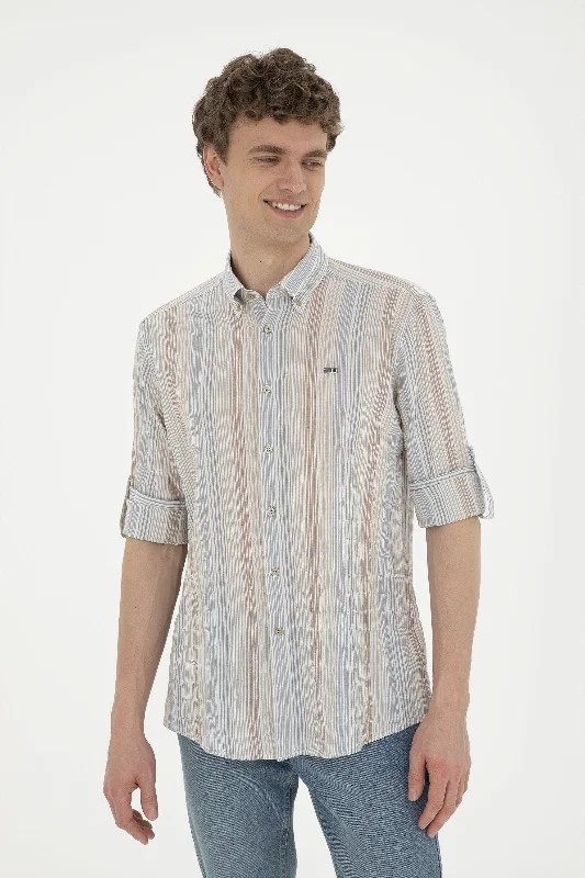 Men's reversible polo shirts with two different looksKošulja dugih rukava
