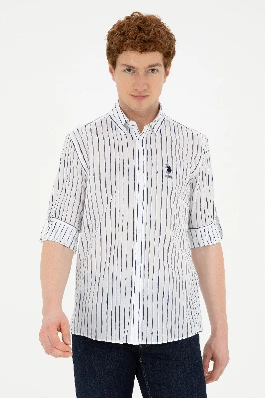Men's slim fit short sleeve polo shirts with contrast collarsKošulja dugih rukava