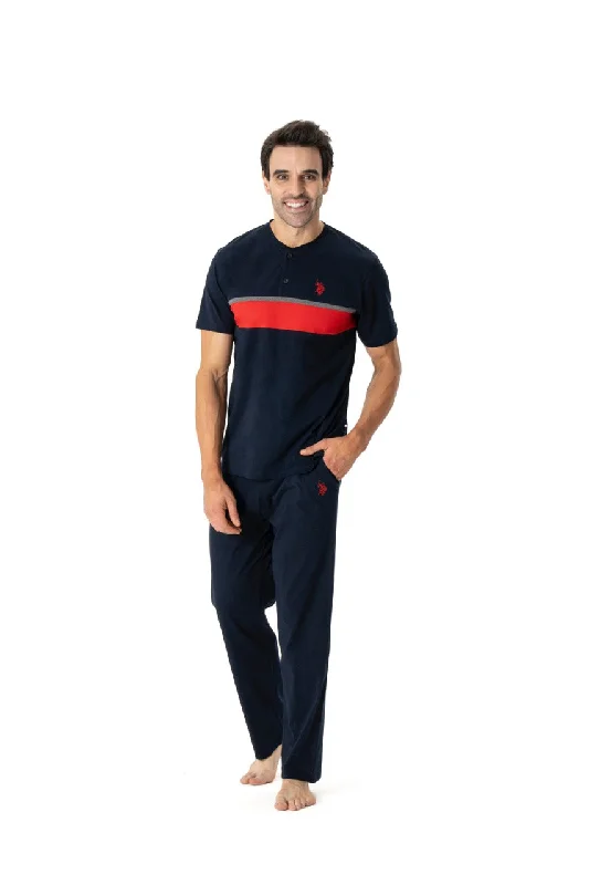 Men's formal - style silk blend polo shirts for special occasionsPidžama