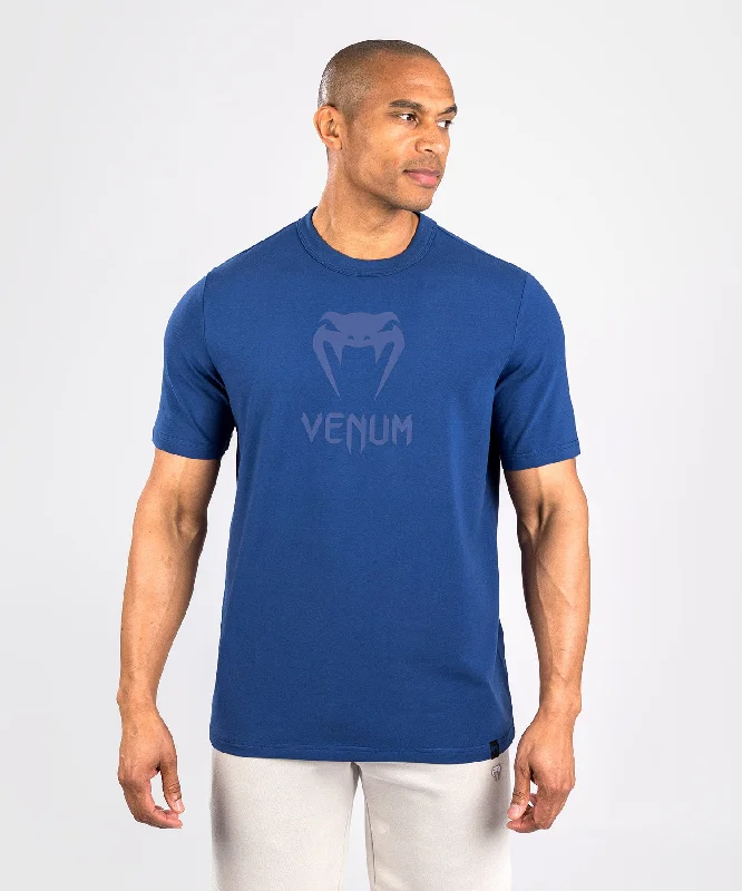 Men's tie - dye t - shirts with a bohemian styleVenum Classic T-Shirt - Navy Blue/Navy Blue Men's tie - dye t - shirts with a bohemian styleVenum Classic T-Shirt - Navy Blue/Navy Blue