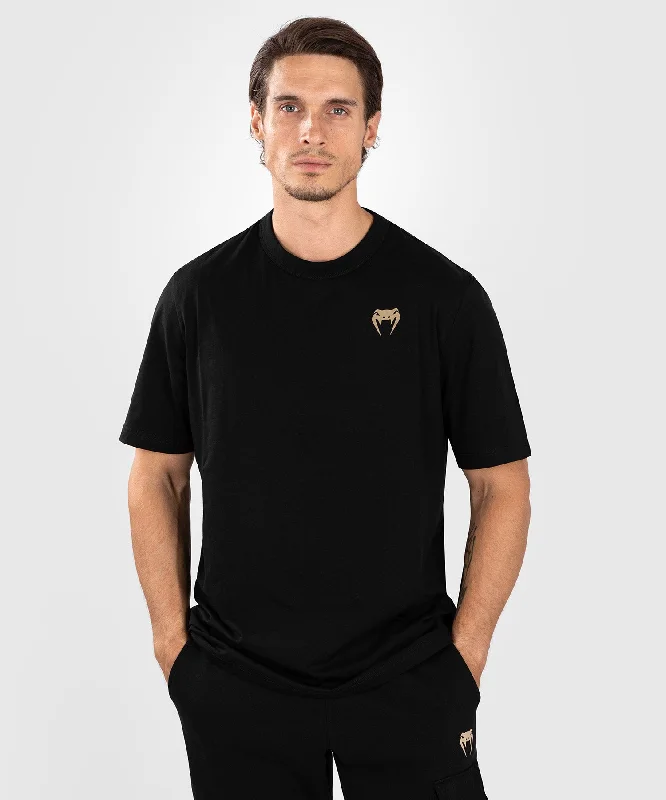 Men's v - neck muscle t - shirts for a body - building aestheticVenum Gorilla Jungle T-Shirt - Black/Sand