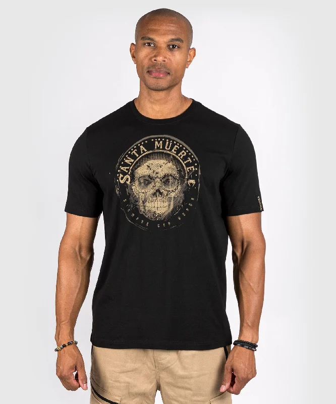 Men's antimicrobial t - shirts for odor - free freshness during travelVenum Santa Muerte Dark Side - T-shirt - Black/Brown Men's antimicrobial t - shirts for odor - free freshness during travelVenum Santa Muerte Dark Side - T-shirt - Black/Brown