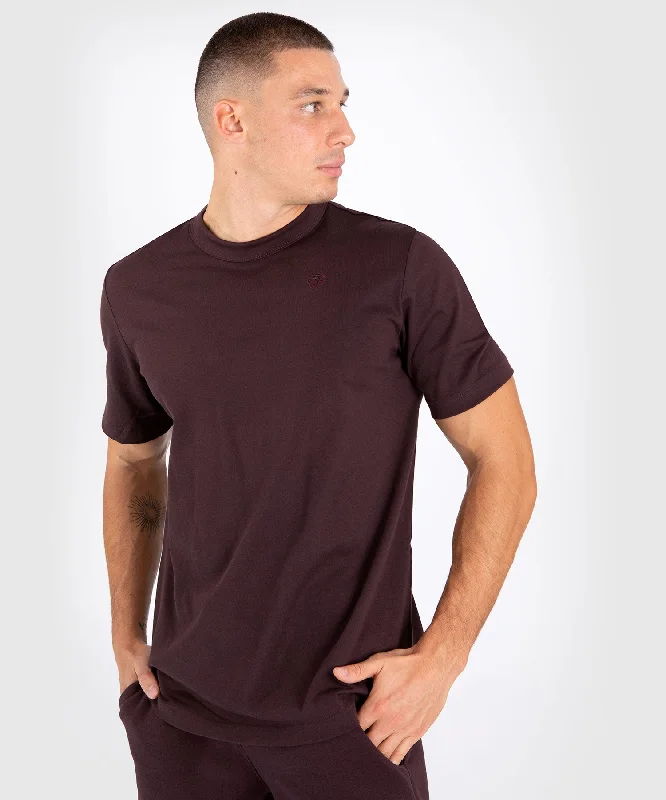 Men's mock - neck t - shirts with a modern and sleek styleVenum Silent Power T-Shirt - Dark Brown Men's mock - neck t - shirts with a modern and sleek styleVenum Silent Power T-Shirt - Dark Brown