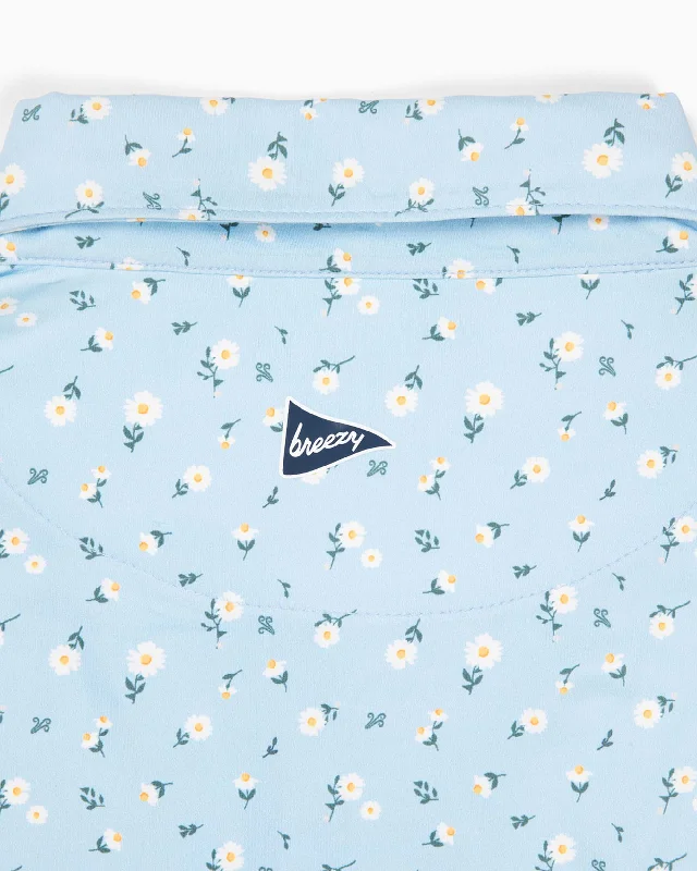 Men's budget - friendly basic polo shirts in multiple colorsThe Windy Daisies Polo
