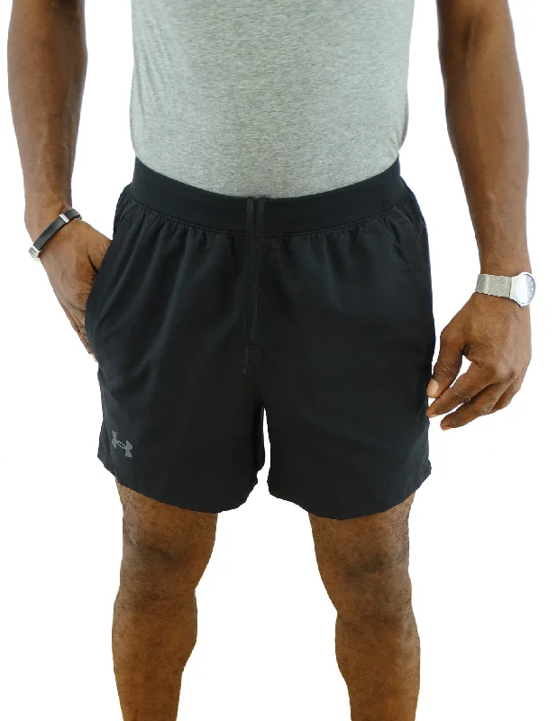Men's zip - pocket canvas shorts for added functionality during travel1361492001, Under Armour, Launch - Men's 5" Shorts - Black Men's zip - pocket canvas shorts for added functionality during travel1361492001, Under Armour, Launch - Men's 5" Shorts - Black
