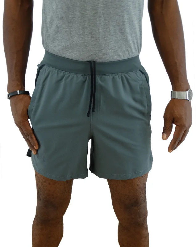 Men's elastic waistband lounge shorts for lazy weekends at home1361492012, Under Armour, Launch - Men's 5" Shorts - Grey Men's elastic waistband lounge shorts for lazy weekends at home1361492012, Under Armour, Launch - Men's 5" Shorts - Grey