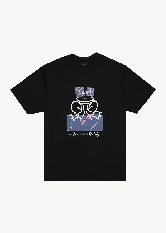 Men's tie - dye t - shirts with a bohemian styleAFENDS Mens Zen Feeling - Retro Fit Tee - Black Men's tie - dye t - shirts with a bohemian styleAFENDS Mens Zen Feeling - Retro Fit Tee - Black