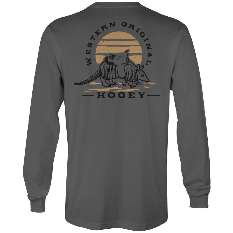 Men's UV - protection t - shirts for outdoor activities in the sun"Armadillo" Grey Long Sleeve Shirt Men's UV - protection t - shirts for outdoor activities in the sun"Armadillo" Grey Long Sleeve Shirt