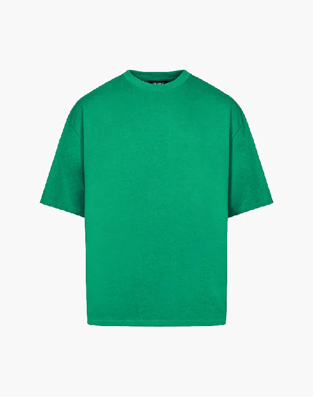 Men's short - sleeve linen t - shirts for summer beach outingsBASIC TEE (WOOD GREEN) Men's short - sleeve linen t - shirts for summer beach outingsBASIC TEE (WOOD GREEN)