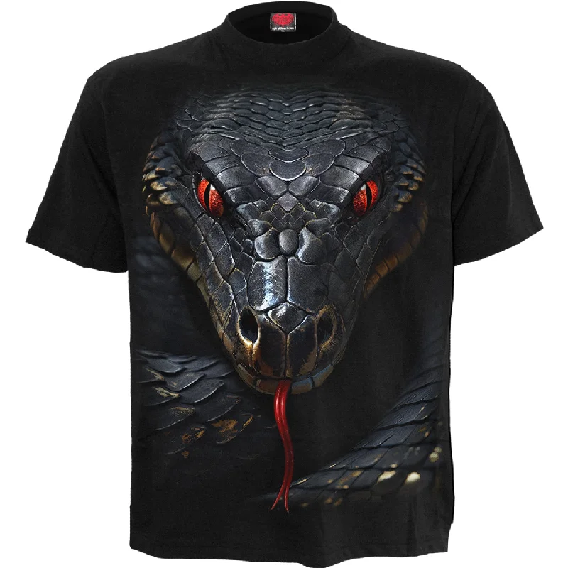 Men's v - neck muscle t - shirts for a body - building aestheticBASILISK - T-Shirt Black Men's v - neck muscle t - shirts for a body - building aestheticBASILISK - T-Shirt Black
