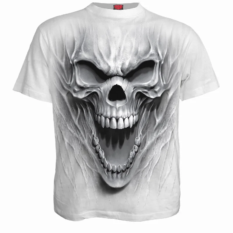 Men's distressed denim - look t - shirts with a rugged appealBEAST WITHIN - T-Shirt White Men's distressed denim - look t - shirts with a rugged appealBEAST WITHIN - T-Shirt White