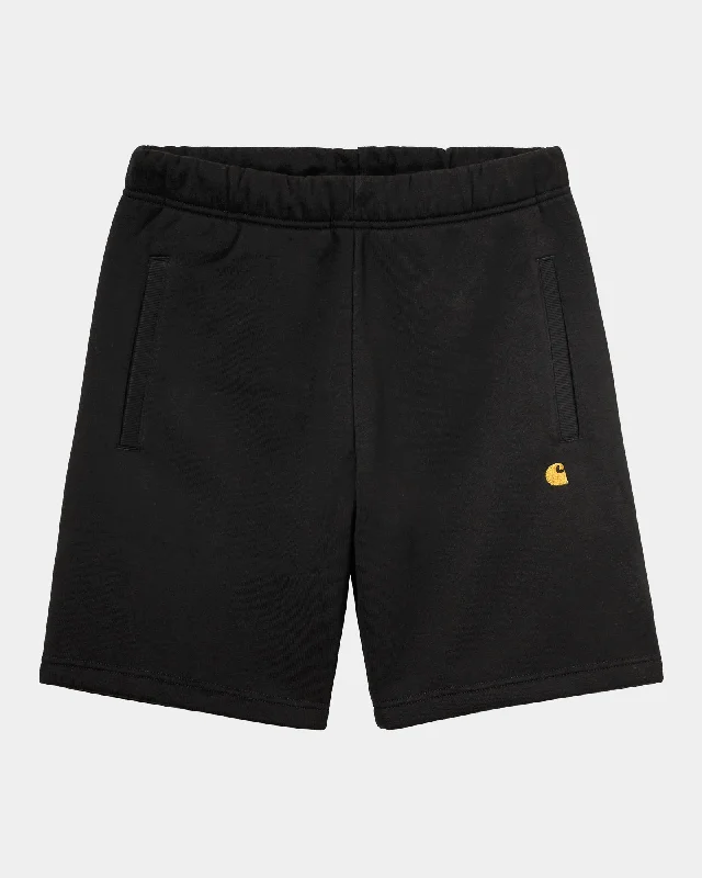 Men's distressed cotton shorts for a bohemian - inspired styleChase Sweat Short | Black Men's distressed cotton shorts for a bohemian - inspired styleChase Sweat Short | Black