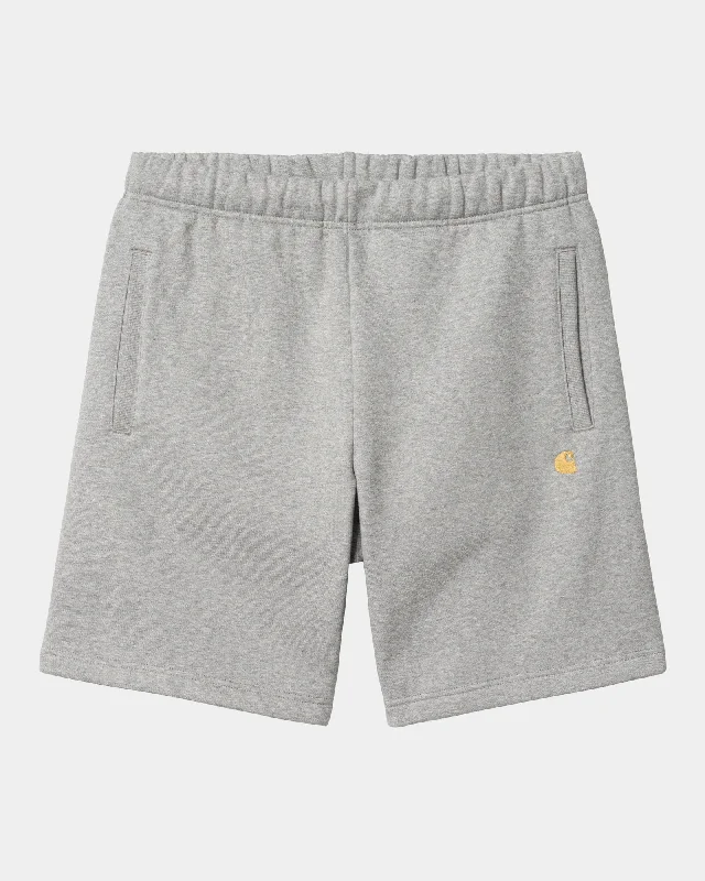 Men's flat - front chino shorts for semi - formal summer eventsChase Sweat Short | Grey Heather Men's flat - front chino shorts for semi - formal summer eventsChase Sweat Short | Grey Heather