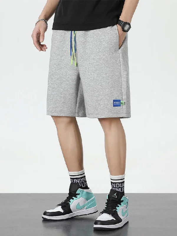 Men's breathable cotton athletic shorts for intense workoutsColored Laces Sweatshort Men's breathable cotton athletic shorts for intense workoutsColored Laces Sweatshort
