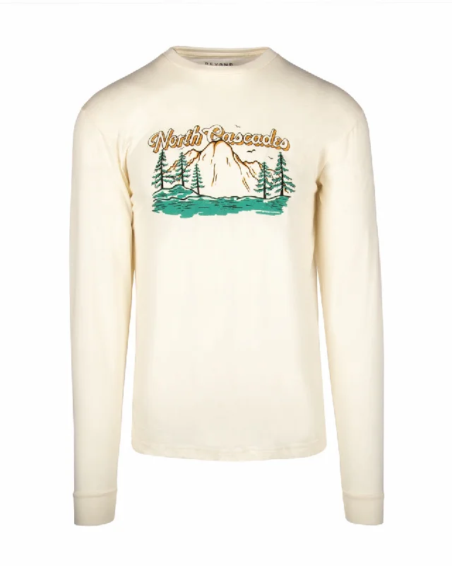 Men's eco - friendly recycled t - shirts for sustainable fashion choicesNorth Cascades L.S. T-Shirt Men's eco - friendly recycled t - shirts for sustainable fashion choicesNorth Cascades L.S. T-Shirt