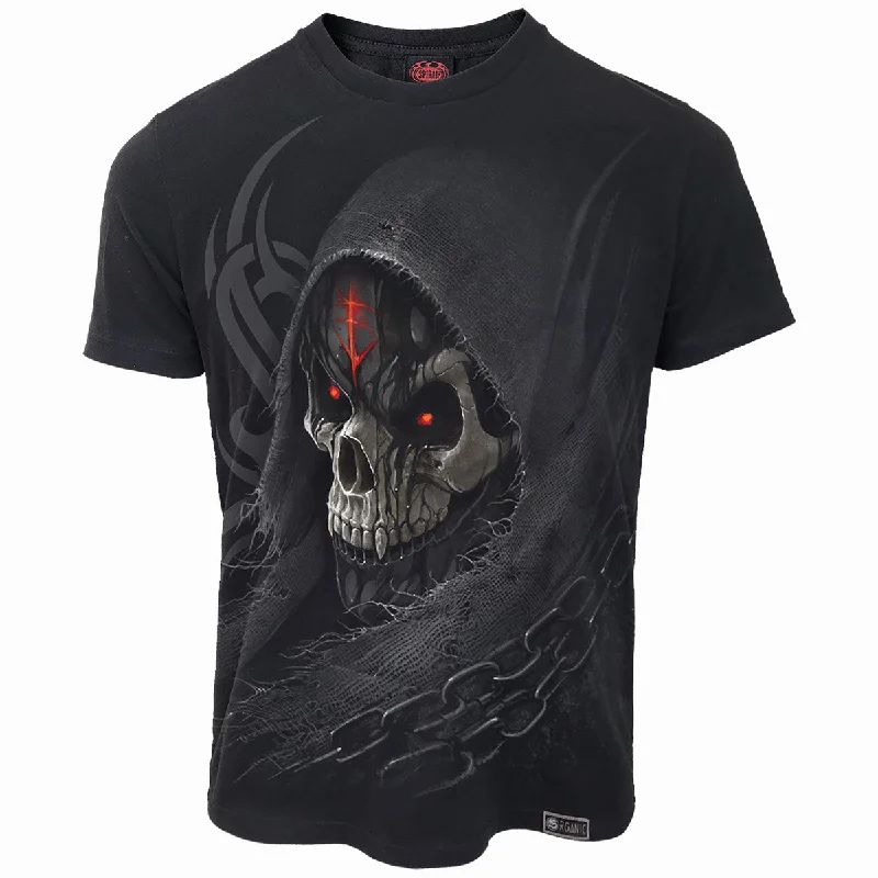 Men's thermal t - shirts with a high - neck design for cold weatherDARK DEATH - Organic T-Shirt Men's thermal t - shirts with a high - neck design for cold weatherDARK DEATH - Organic T-Shirt