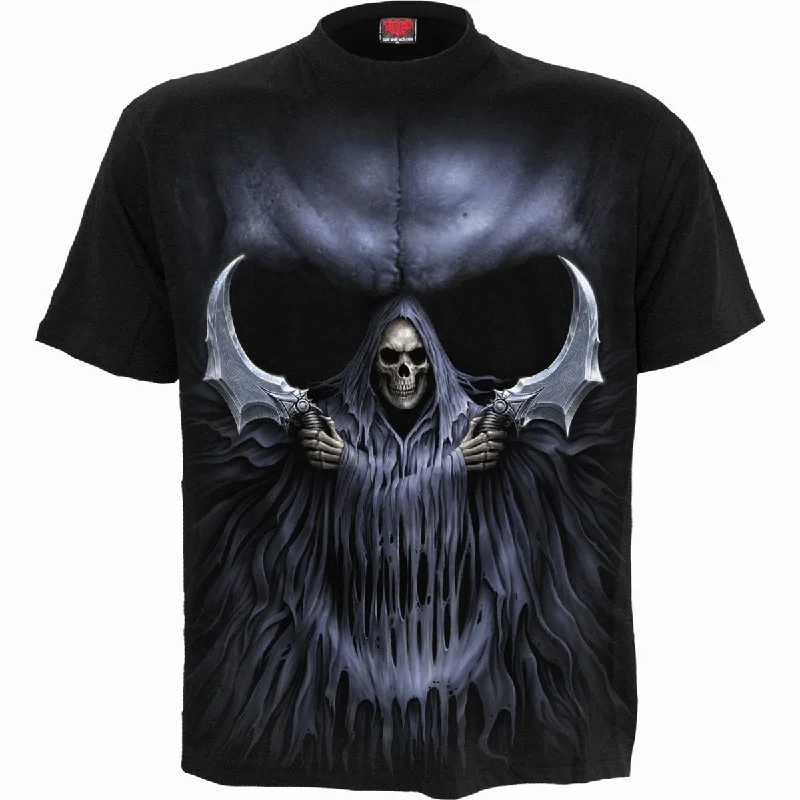 Men's eco - friendly recycled t - shirts for sustainable fashion choicesDOUBLE DEATH - T-Shirt Black Men's eco - friendly recycled t - shirts for sustainable fashion choicesDOUBLE DEATH - T-Shirt Black