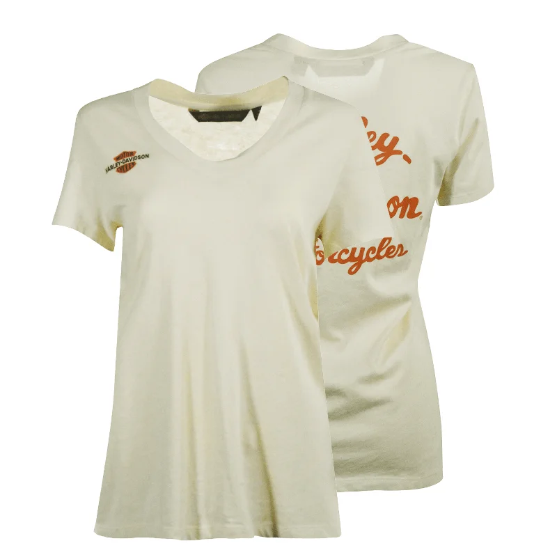 Men's printed Hawaiian t - shirts for tropical vacationsHD Branded Women's T-Shirt Cream V-Neck Relaxed Fit Logo Tee (S15) Men's printed Hawaiian t - shirts for tropical vacationsHD Branded Women's T-Shirt Cream V-Neck Relaxed Fit Logo Tee (S15)