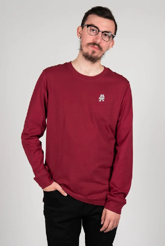 Men's smart - casual checkered t - shirts for semi - formal occasionsIcon Hi-Lo Longsleeve T-Shirt Men's smart - casual checkered t - shirts for semi - formal occasionsIcon Hi-Lo Longsleeve T-Shirt