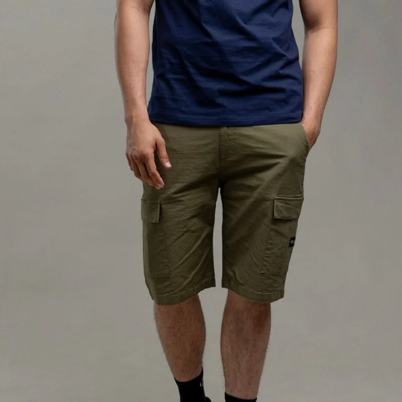 Men's distressed cotton shorts for a bohemian - inspired styleIlabb Mens Cargo Short Army Green Men's distressed cotton shorts for a bohemian - inspired styleIlabb Mens Cargo Short Army Green