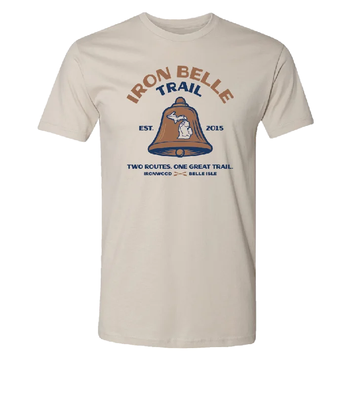 Men's v - neck muscle t - shirts for a body - building aestheticIron Belle Trail Unisex T-Shirt Men's v - neck muscle t - shirts for a body - building aestheticIron Belle Trail Unisex T-Shirt