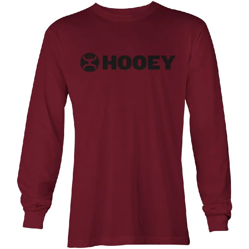 Men's long - sleeve henley t - shirts with button - down plackets"Lock-Up" Cranberry Long Sleeve Tee Men's long - sleeve henley t - shirts with button - down plackets"Lock-Up" Cranberry Long Sleeve Tee