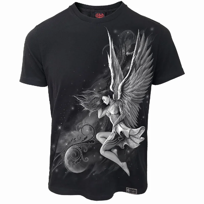Men's button - front t - shirts with a unique artistic printLUCID DREAMS - Organic T-Shirt Men's button - front t - shirts with a unique artistic printLUCID DREAMS - Organic T-Shirt