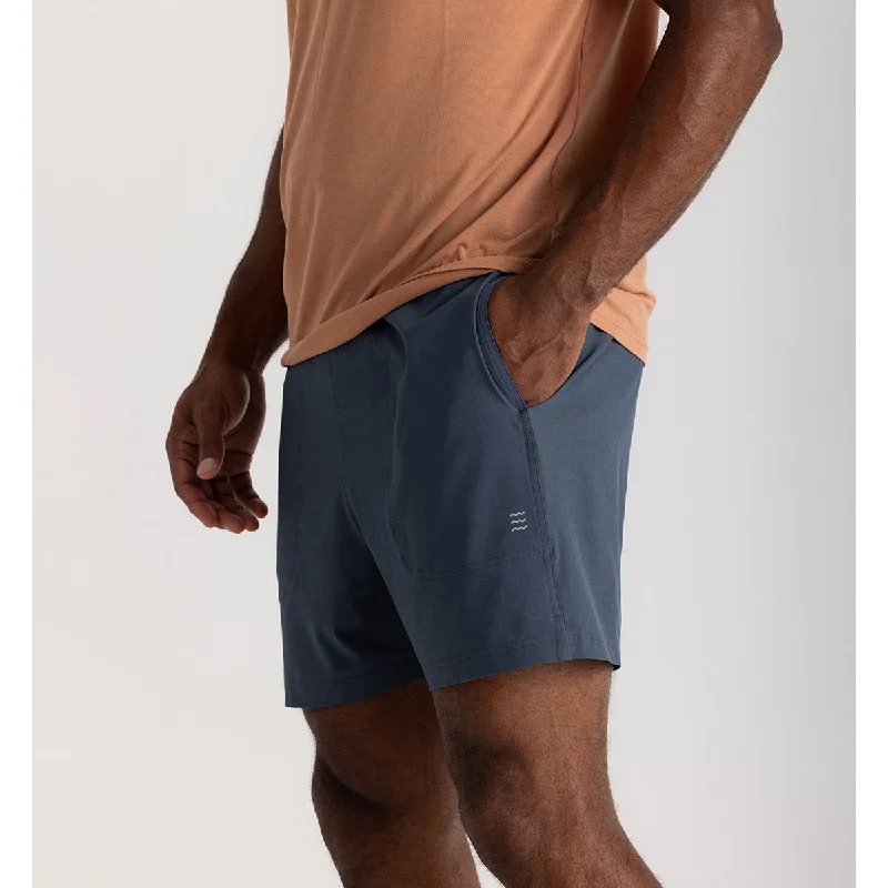Men's side - stripe track shorts for a sporty running lookMen's Bamboo-Lined Active Breeze Short - 5.5" Men's side - stripe track shorts for a sporty running lookMen's Bamboo-Lined Active Breeze Short - 5.5"